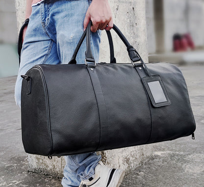 Model S/3/X/Y: Premium leather travel bag