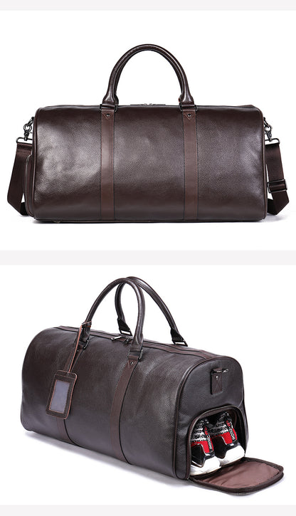 Model S/3/X/Y: Premium leather travel bag