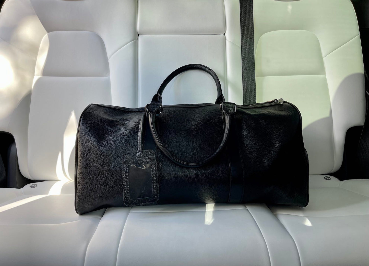 Model S/3/X/Y: Premium leather travel bag