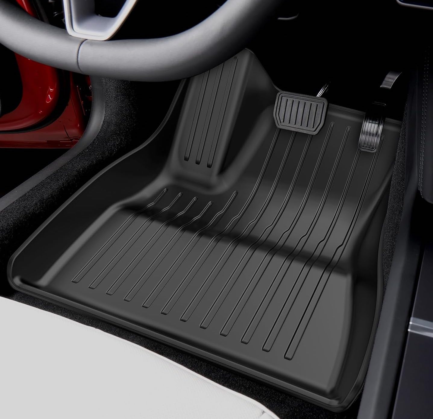 Model 3 Highland 2024: All-weather TPE Interior Floor Mats (3 PCs)